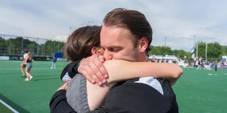 Rolf Diederen (Nijmegen) en Jolien Bogers (Oranje-Rood). 