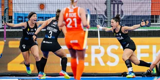 María Granatto heeft zes minuten voor tijd de gelijkmaker gemaakt. Foto: WorldSportPics/Will Palmer