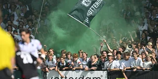Fans van Rotterdam bij de finale. Foto: Willem Vernes