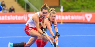 Fiona Crackles in duel met Xan de Waard tijdens het EK in 2023. Foto: Bart Scheulderman